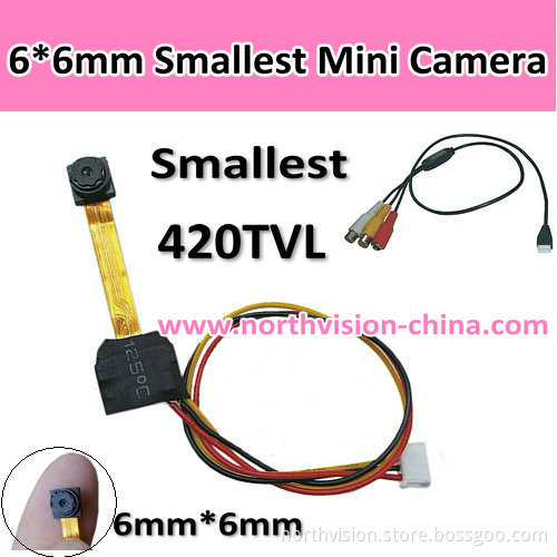 420tvl Smallest Nightvision CCTV Camera
